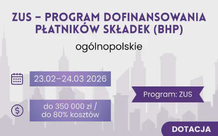 ZUS – Program dofinansowania płatników składek (BHP)